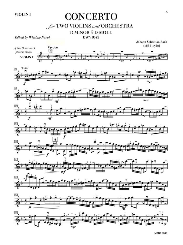 J.S. Bach - Double Concerto in D Minor, BWV1043