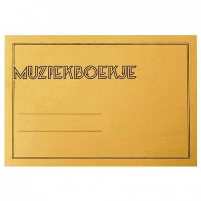 Muziekschrift 6 Balks  ( Geel )