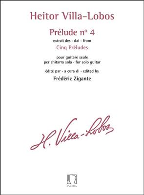 Prélude n° 4 - extrait des Cinq Préludes